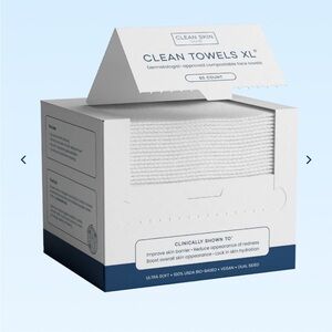 Clean Skin Club White Face Towels XL
